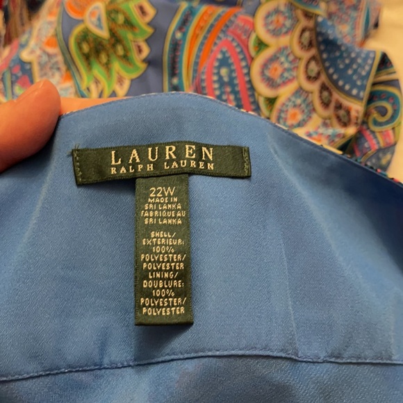 Summery, flowing plus size Ralph Lauren skirt - Picture 3 of 3